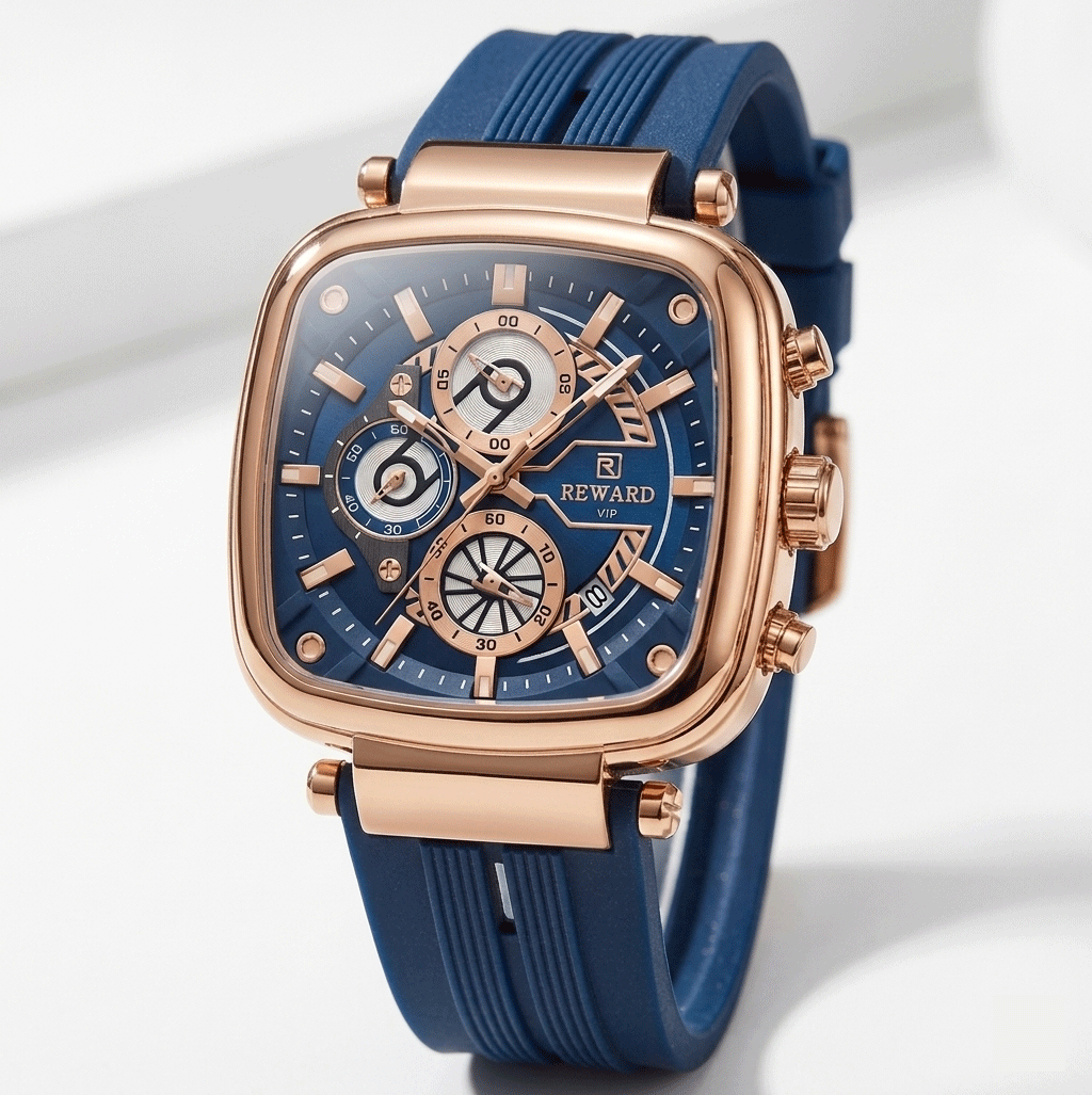 Reward Signature Royal Timepiece – Blue Steel Luxury Watch perfect for gifts