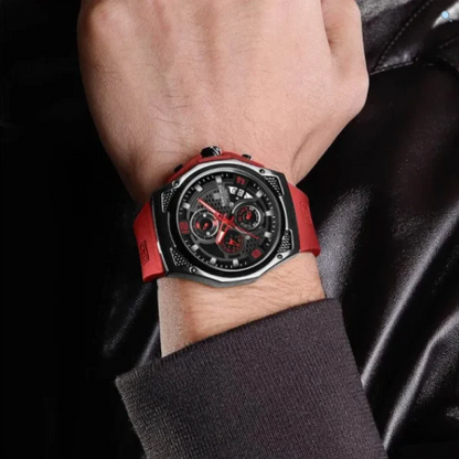 Elegant NAVIFORCE Watch NF8051T Quartz Chronograph Movement