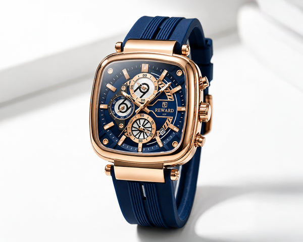 Reward Signature Royal Timepiece – Blue Steel Luxury Watch perfect for gifts