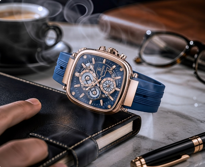 Reward Signature Royal Timepiece – Blue Steel Luxury Watch perfect for gifts