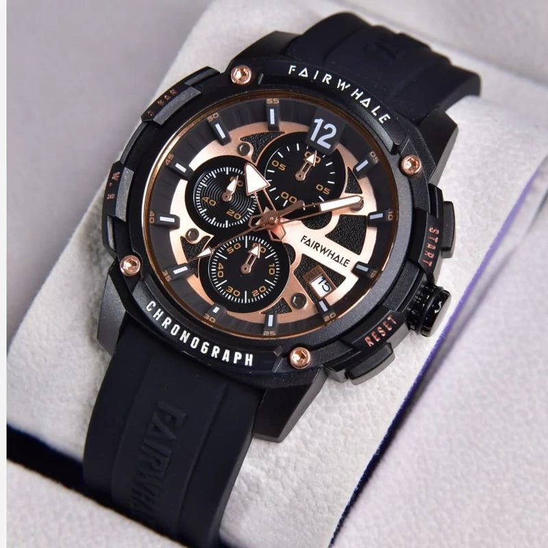 Premium Mark Fairwhale Elite Men's Multifunctional Quartz Watch