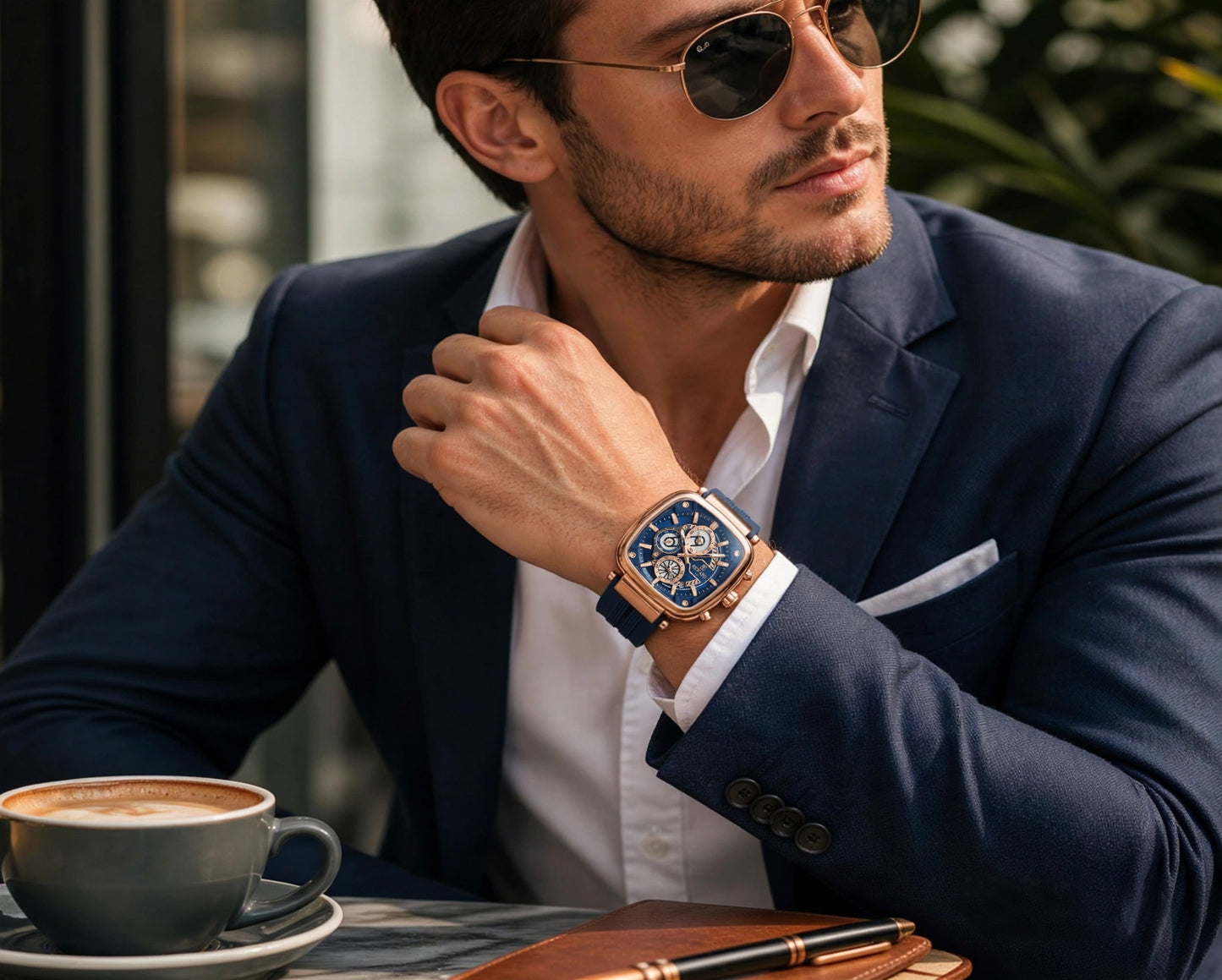 Reward Signature Royal Timepiece – Blue Steel Luxury Watch perfect for gifts